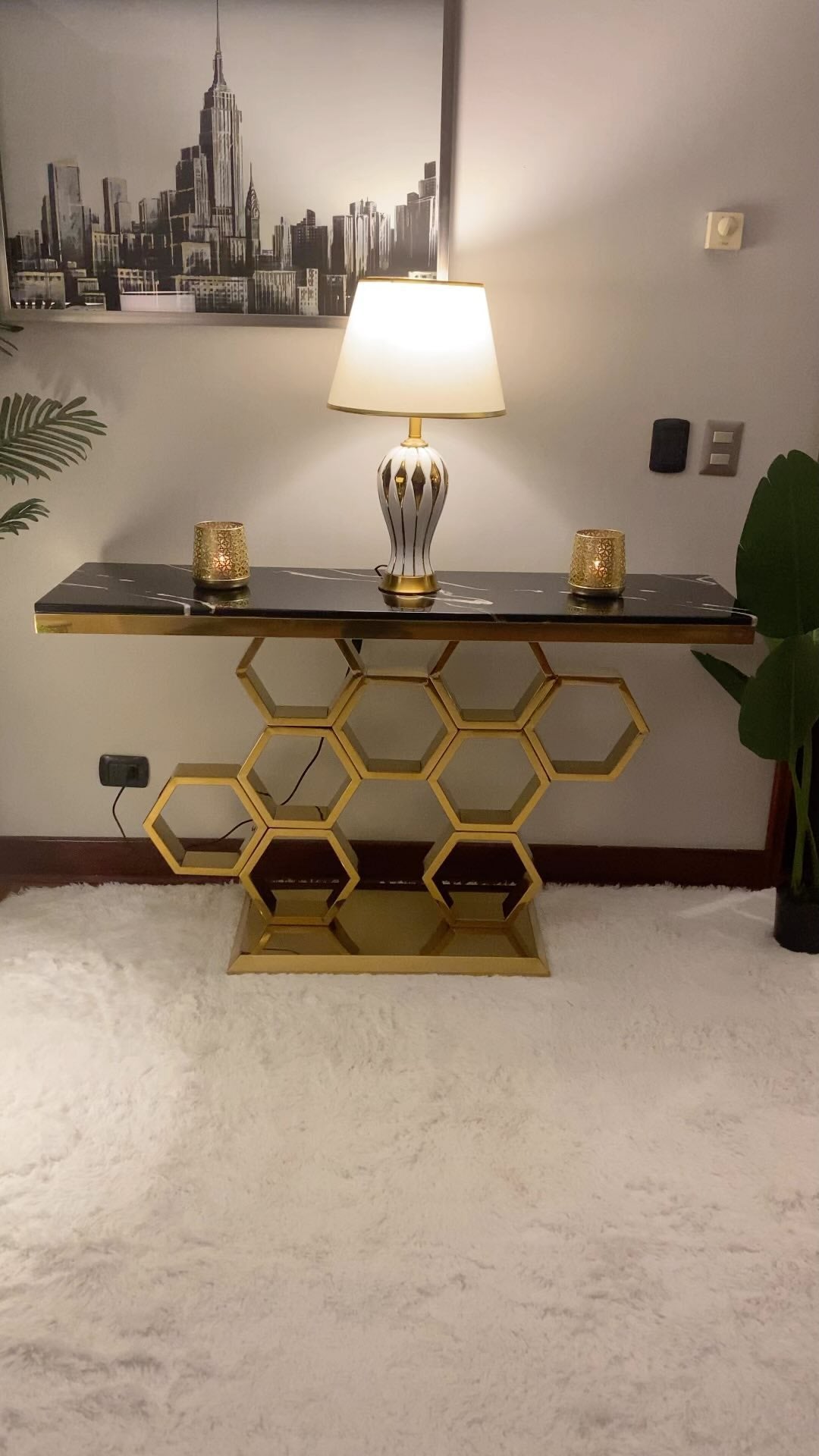 Box Type Console Table Entryway Table Hallway Table