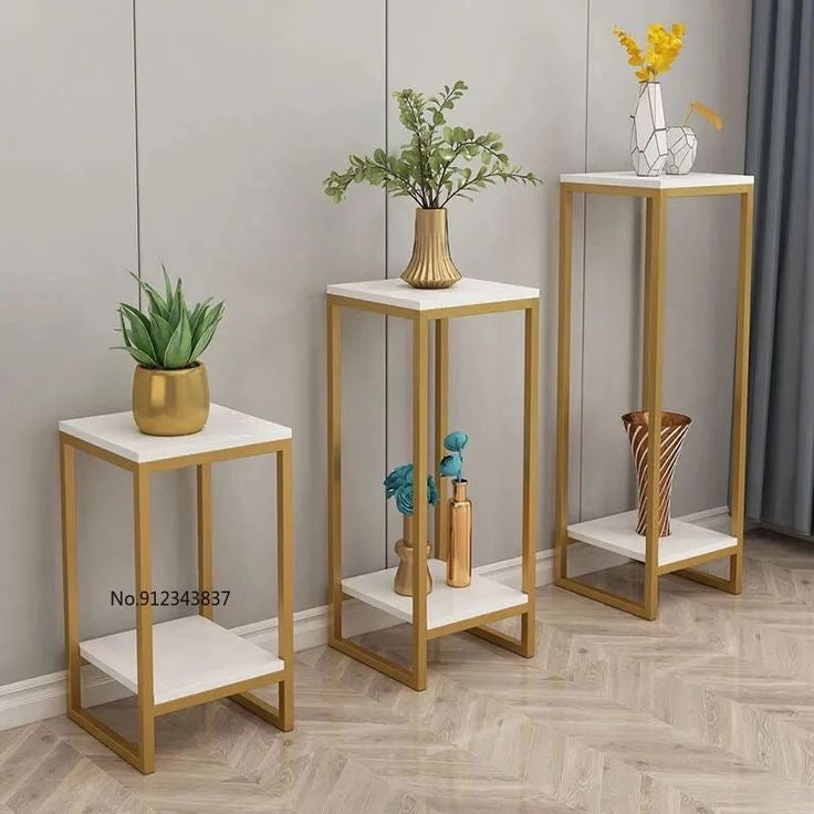 3 pcs set side table/ nesting table with metal stand for home, living room