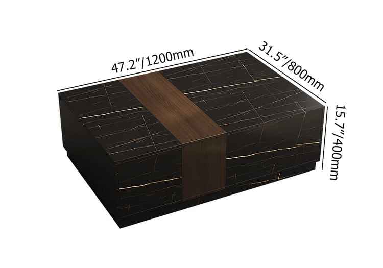 Boxyy Modern Coffee Table for Living Room
