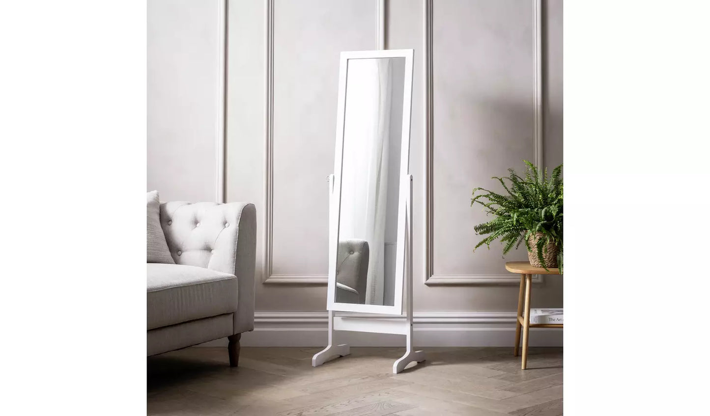Argos Home White Free Standing Cheval Mirror