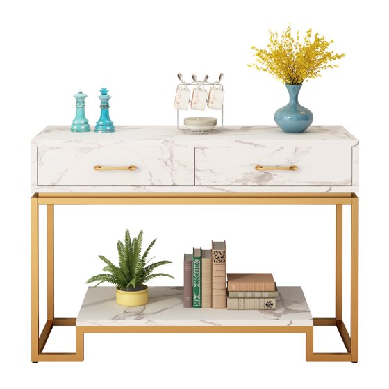 Console Table Entryway Table Hallway Table Double Shelf