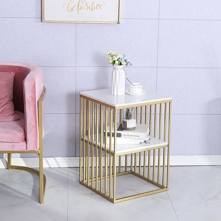 Coffee table/side table/ nesting table with metal stand for home, living room