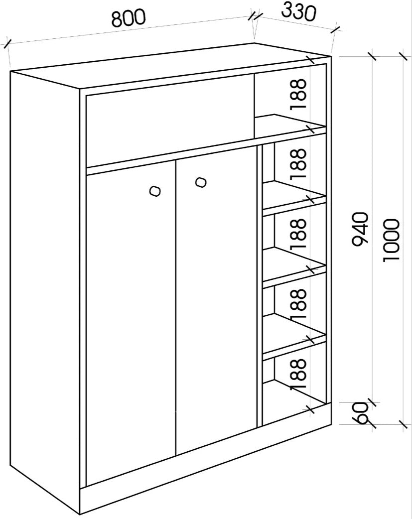 5-Tier Shoe Organizer Rack