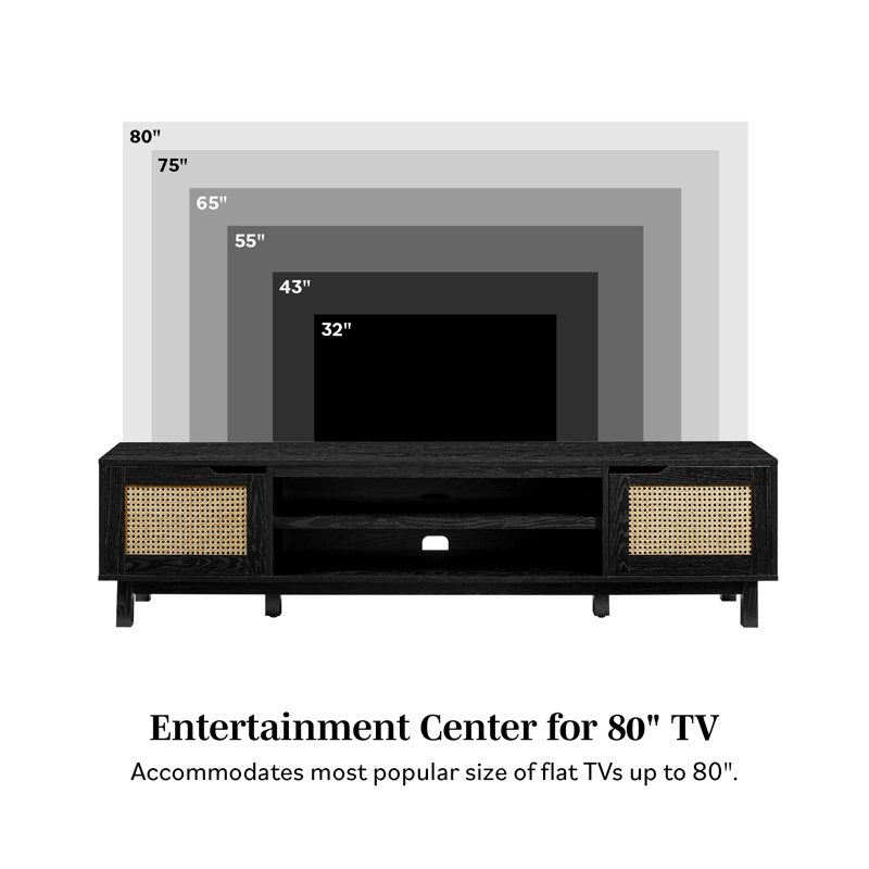 Petoskey 70" 2-Door TV Stand for TVs up to 80"