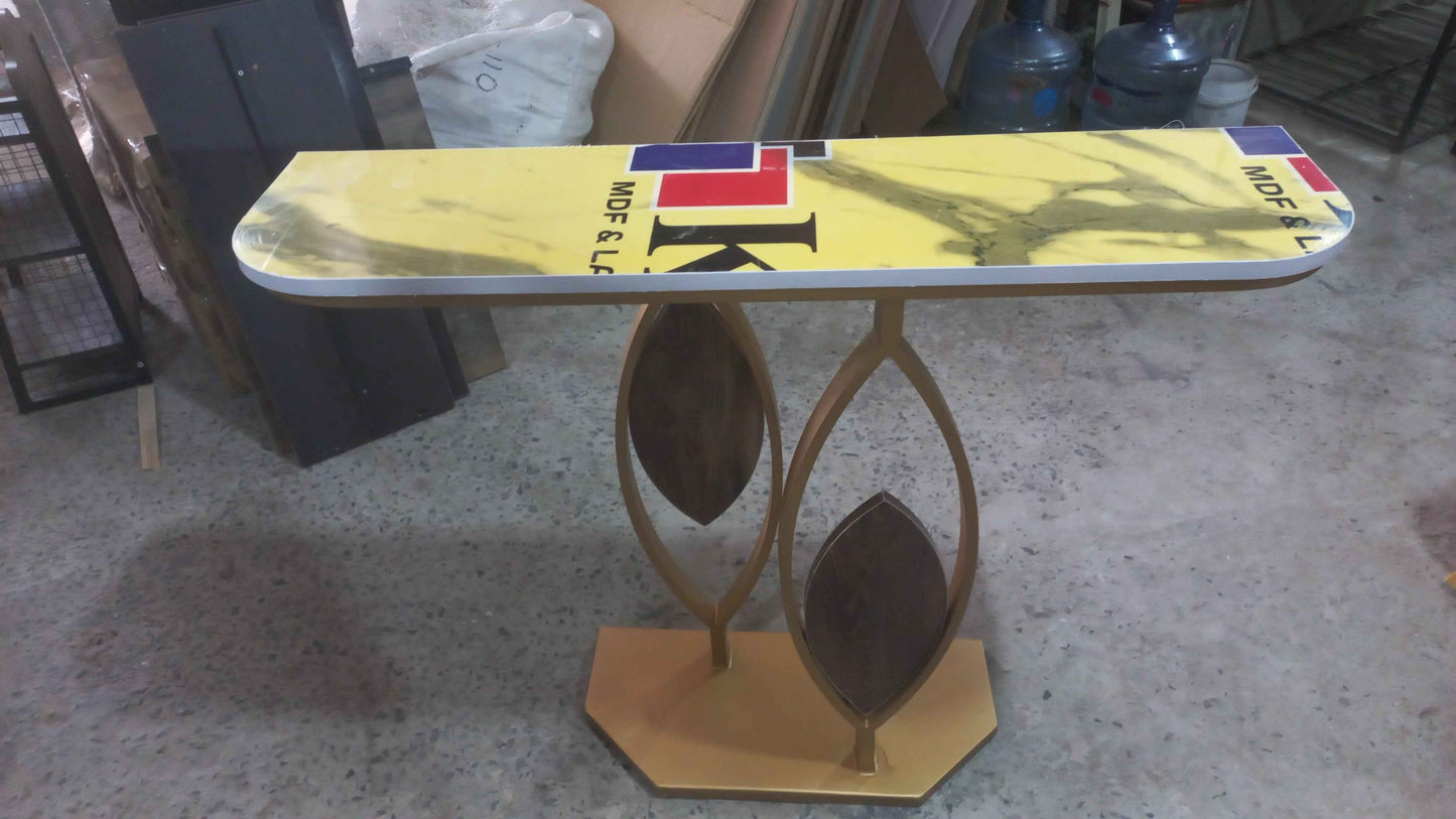 Mock Living Lounge Bedroom LED Entryway Wall Console Table