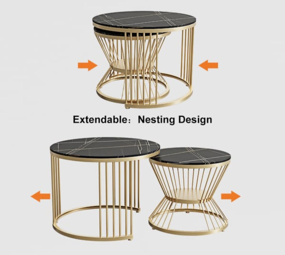 Modern  Center Table Set for Living Room
