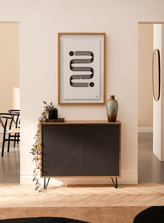 Grey modern storage unit