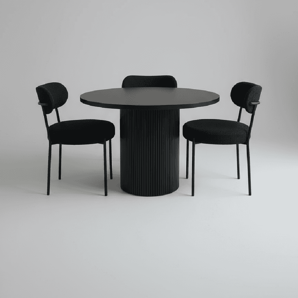 Artina Dining Table Black
