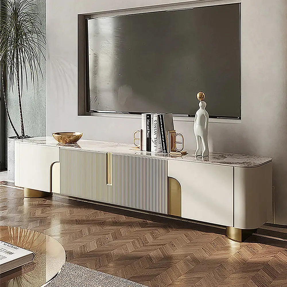 rock modern media console Home Virsa