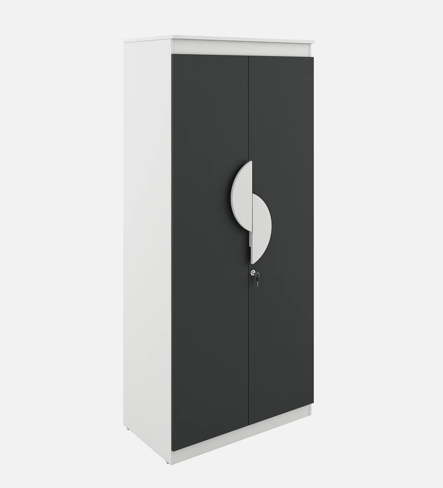 Wardrobe Multi-Section Wooden Cabinet with Smooth Closet Doors