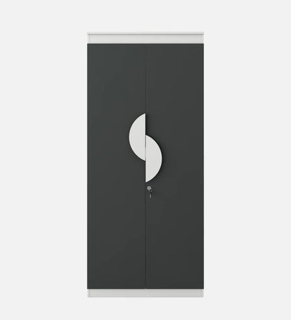 Wardrobe Multi-Section Wooden Cabinet with Smooth Closet Doors