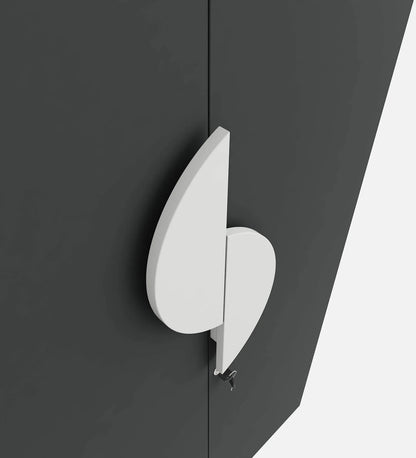 Wardrobe Multi-Section Wooden Cabinet with Smooth Closet Doors