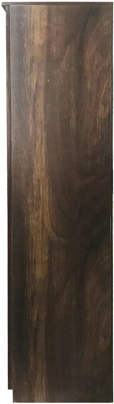 Wardrobe Large Wooden Almirah with Multiple Storage Sections