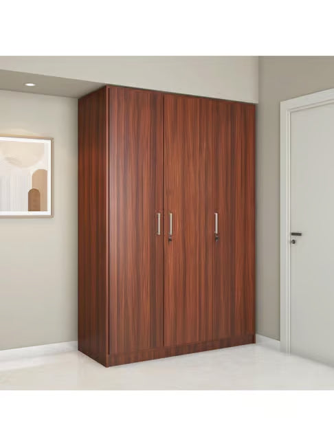 Wooden Almirah for Home Double with Storage Drawer featuring spacious shelves durable wooden construction ideal