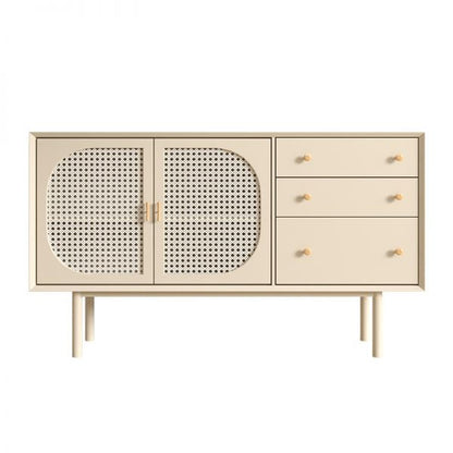 Rain rattan side board