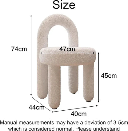 Faw vanity chair