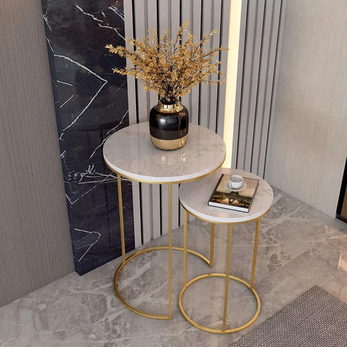 Modern Side  Table Set for  Living Room