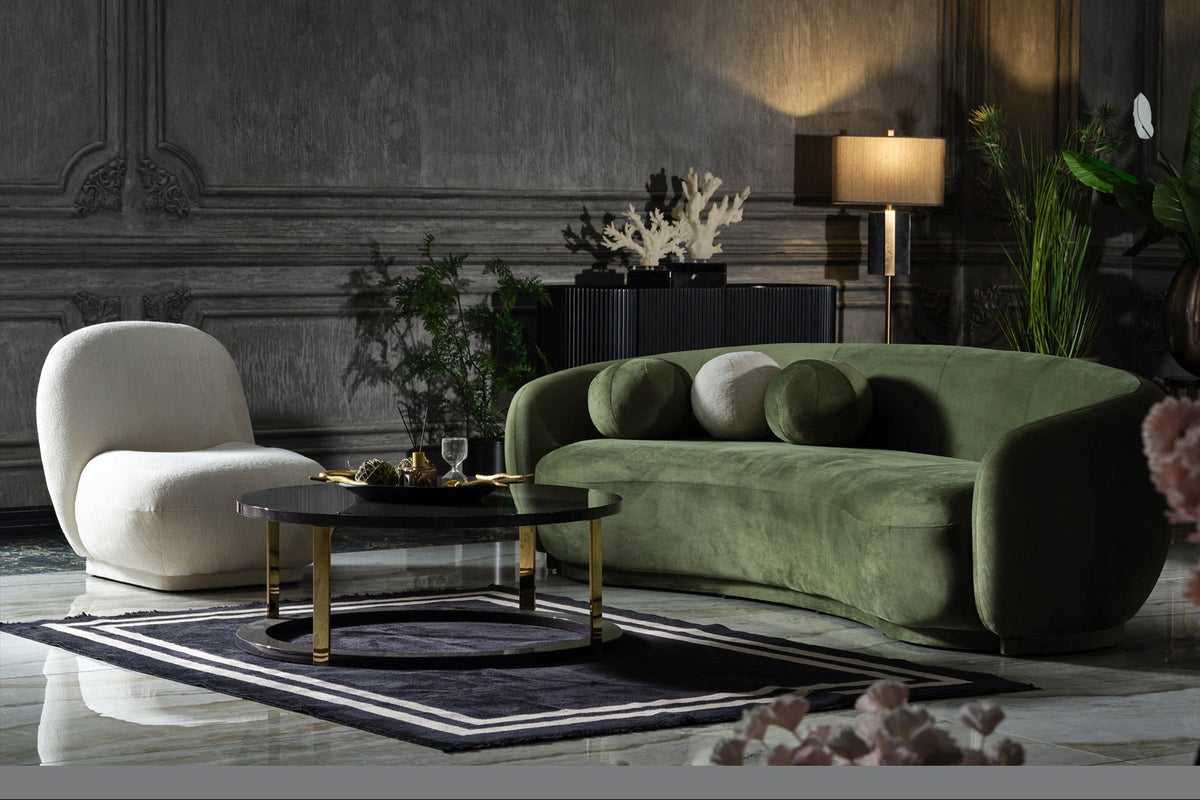 Virsa Elvara Curved Living Set