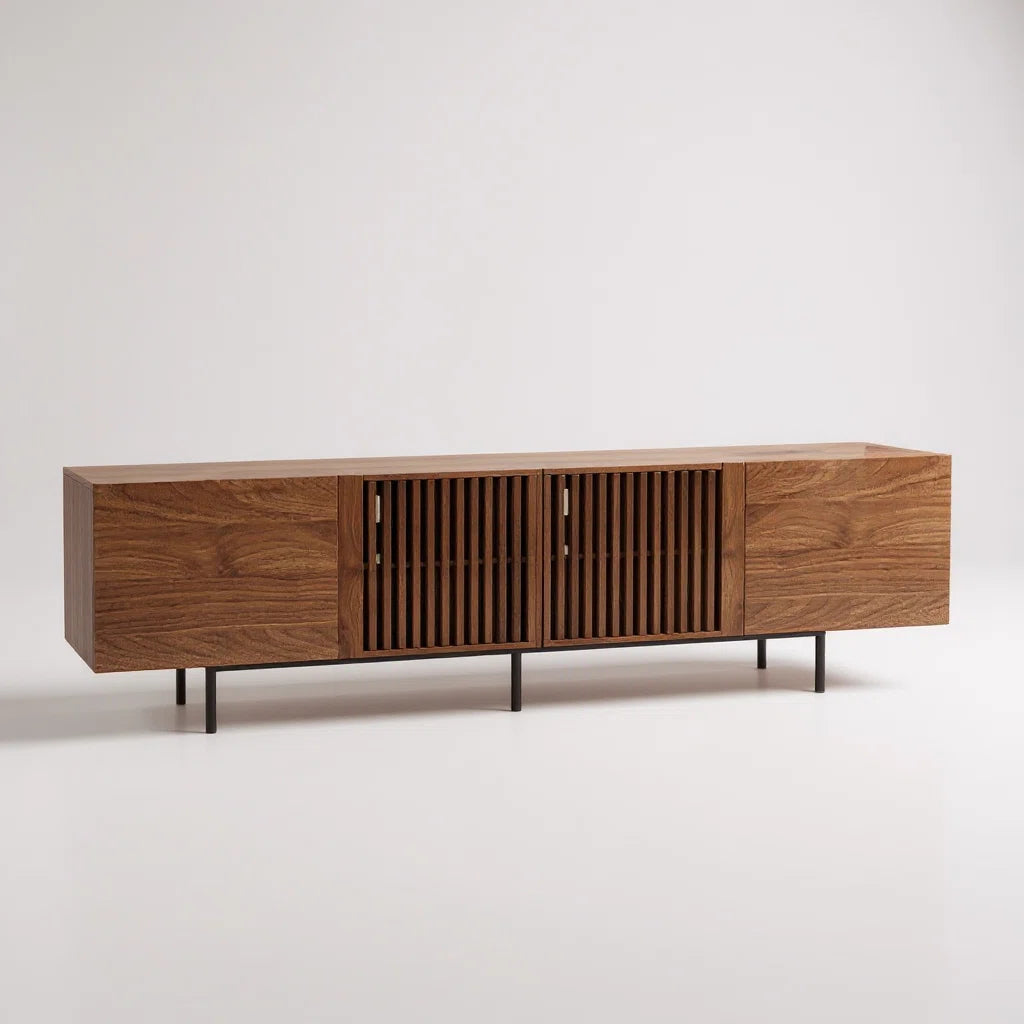 Nordic Slat TV Console