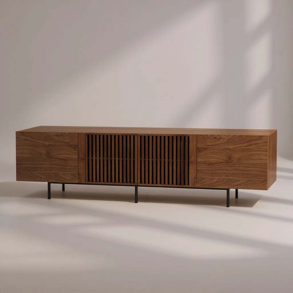 Nordic Slat TV Console