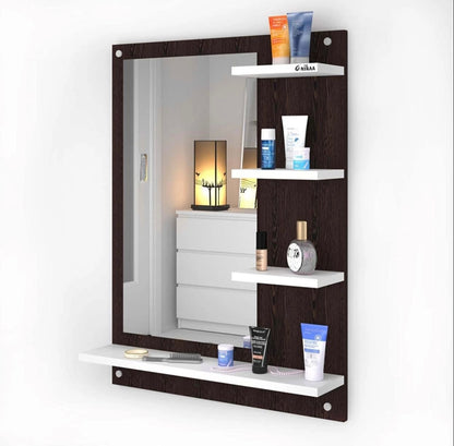 Fabulous wall mirror with shelf