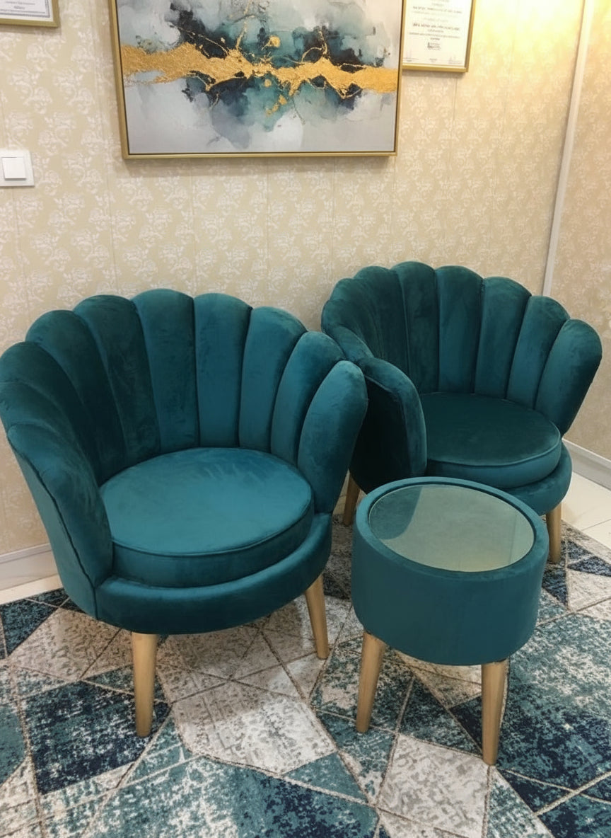 Flower Zink Bedroom Chair