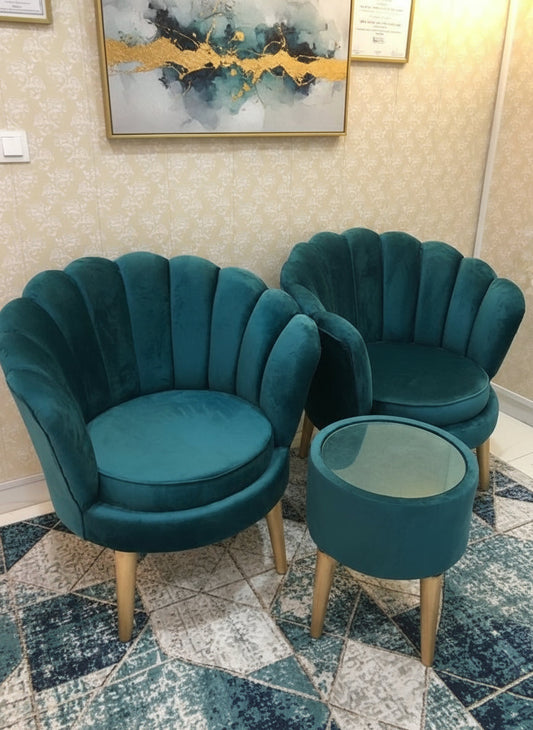 Flower Zink Bedroom Chair