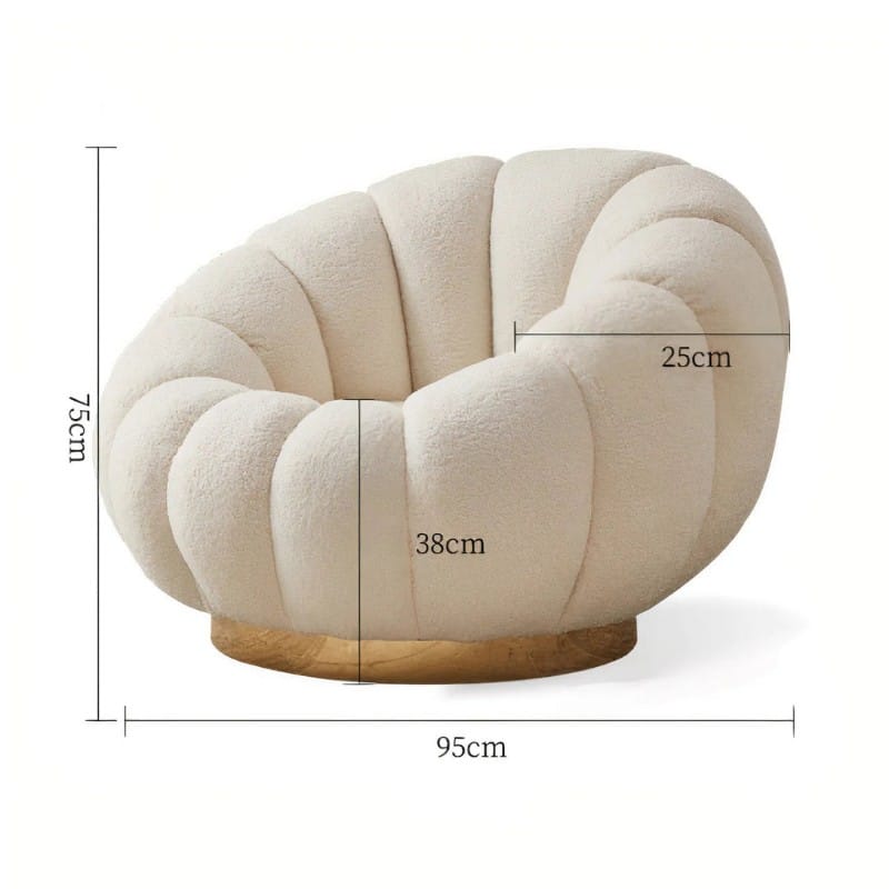 Aria Chair+Table Boucle Fabric