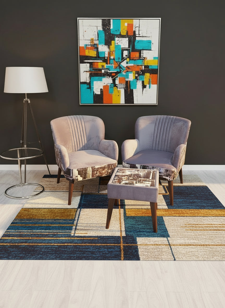 Azure Grey Bedroom Chair