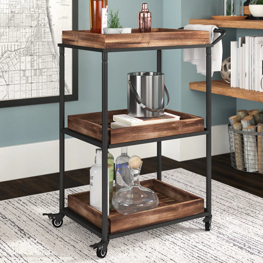 Virsa Metal Bar Cart