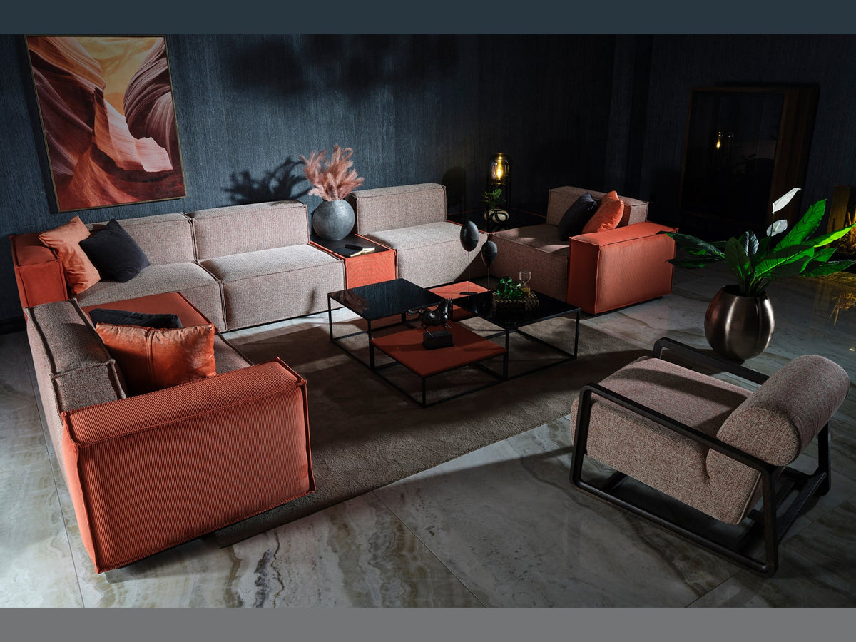 Virsa Amoura L-Shape Sofa