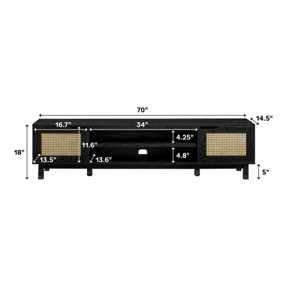 Petoskey 70" 2-Door TV Stand for TVs up to 80"