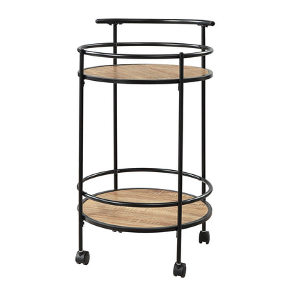 Rayfield Metal Serving Bar Cart
