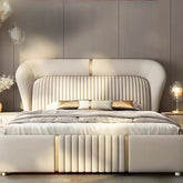 Aurora Gold White Bed