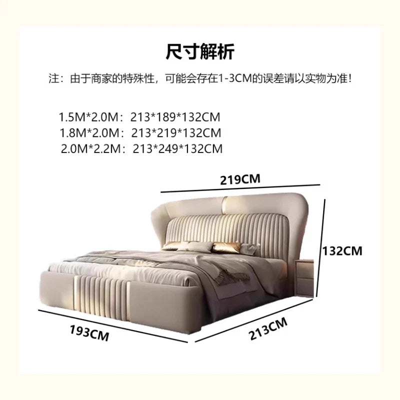 Aurora Gold White Bed