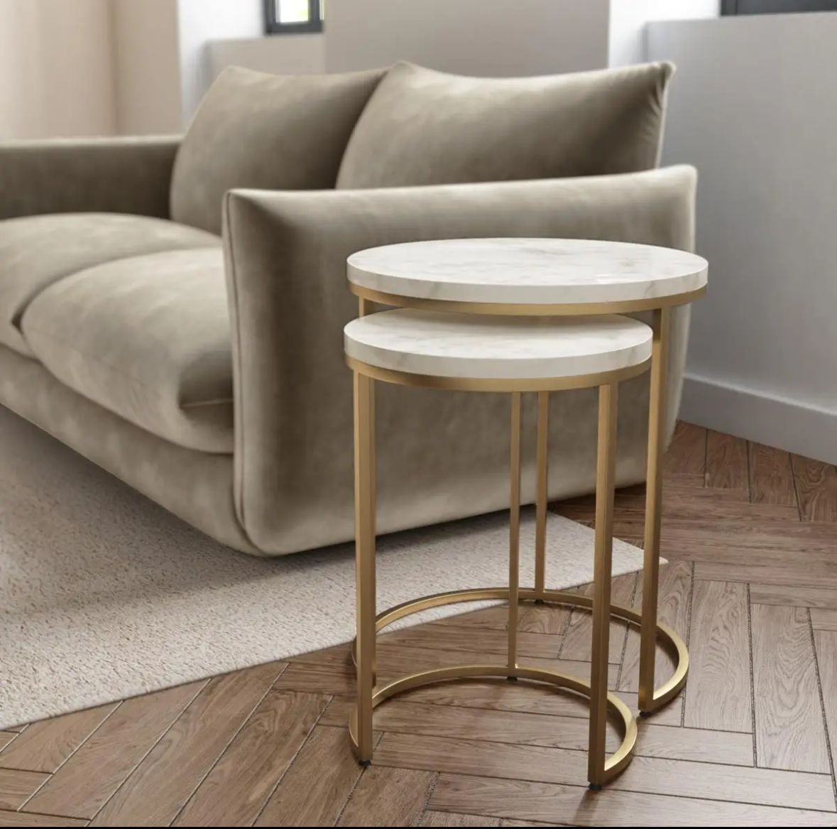 Nordic Style Side Table set of 2