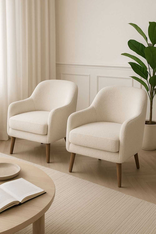 Serenité Sofa Chair Set 2-pcs by HomeVirsa