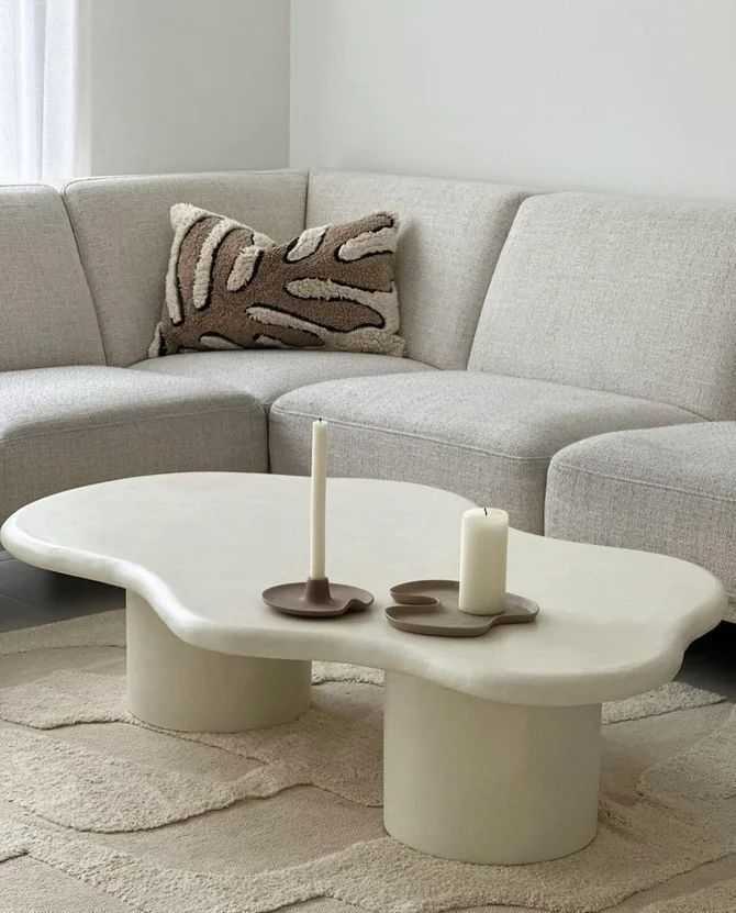 Floria Centre Table by HomeVirsa – Sculpted Elegance in Modern Form