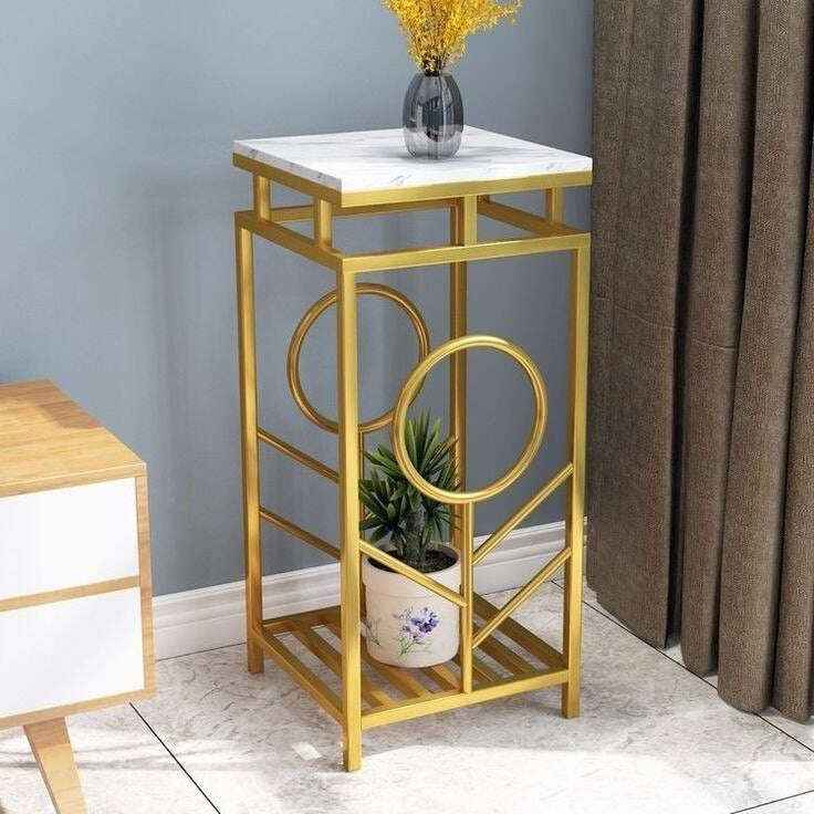 Coffee table/side table/ nesting table with metal stand for home, living room