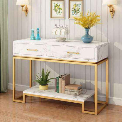 Console Table Entryway Table Hallway Table Double Shelf