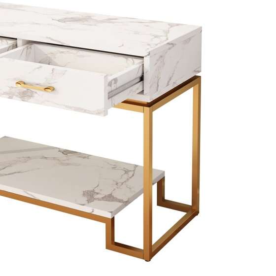 Console Table Entryway Table Hallway Table Double Shelf Home Virsa