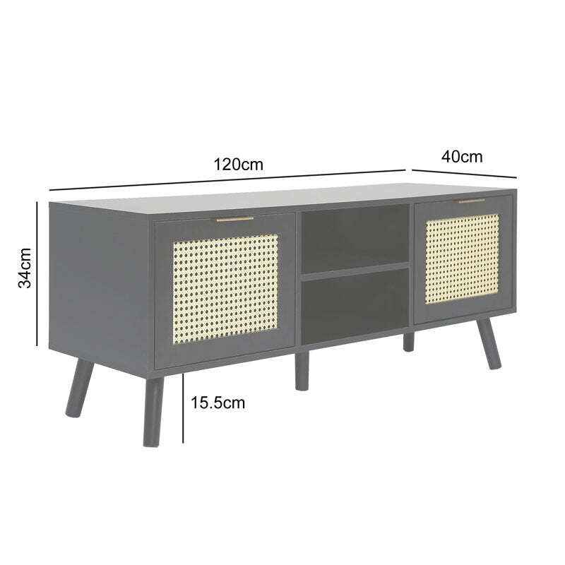 Crave rattan tv rack