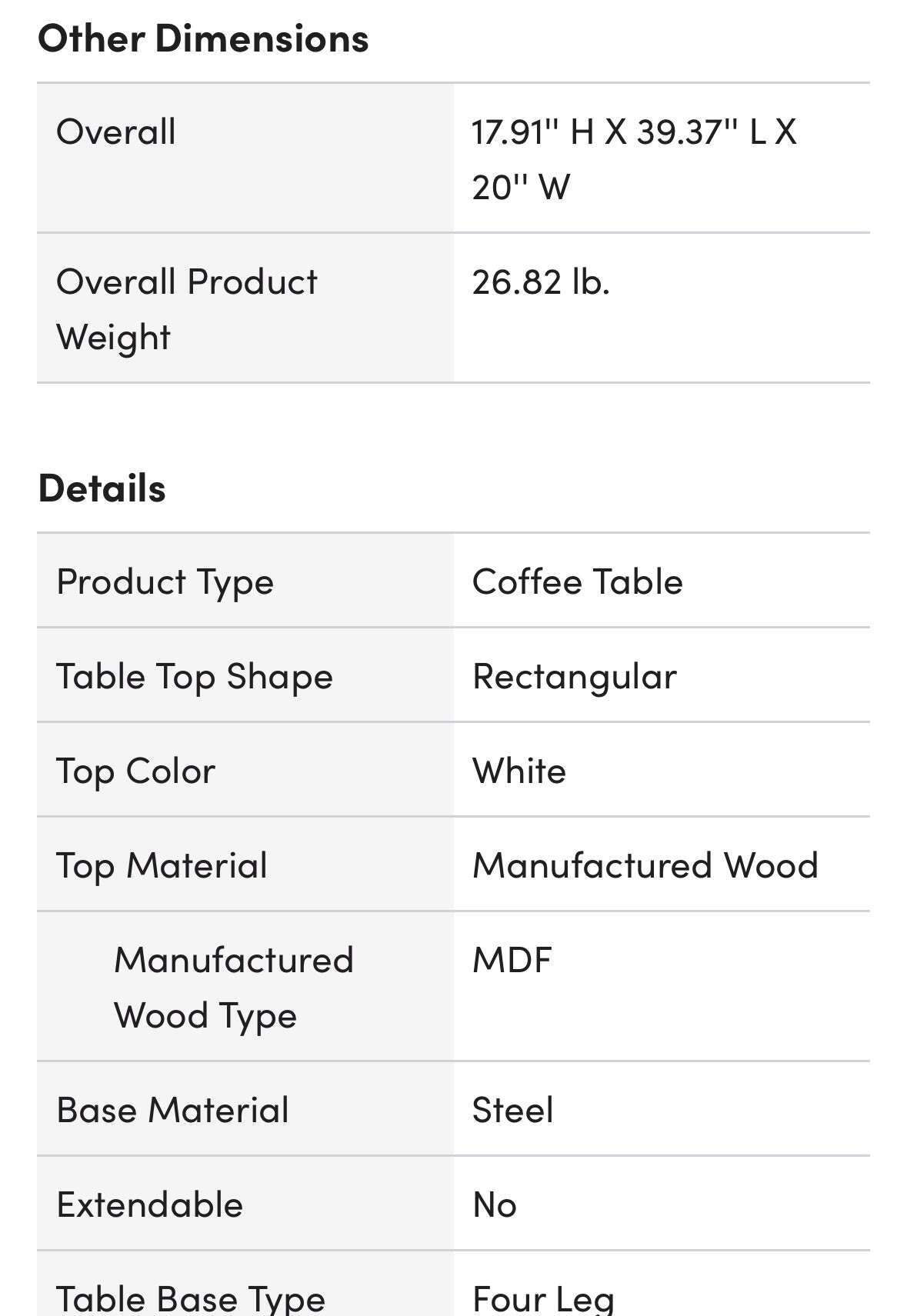 Elegant Center table ,coffee table for living room Home Virsa