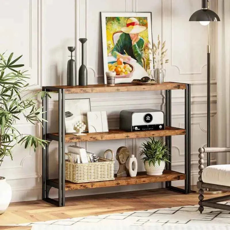 Klarn Hallway Lounge Living Room Table Entryway LED Media Console Table