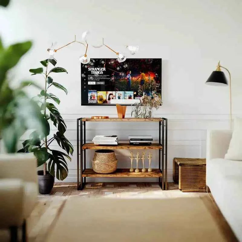 Klarn Hallway Lounge Living Room Table Entryway LED Media Console Table