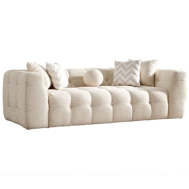 Marshmallow 81" boucle sofa