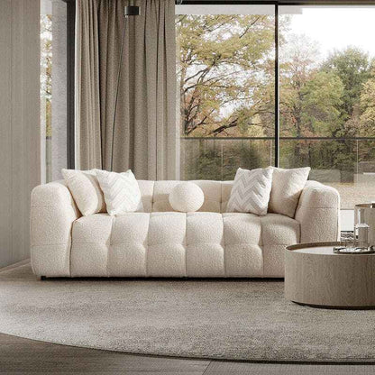 Marshmallow 81" boucle sofa