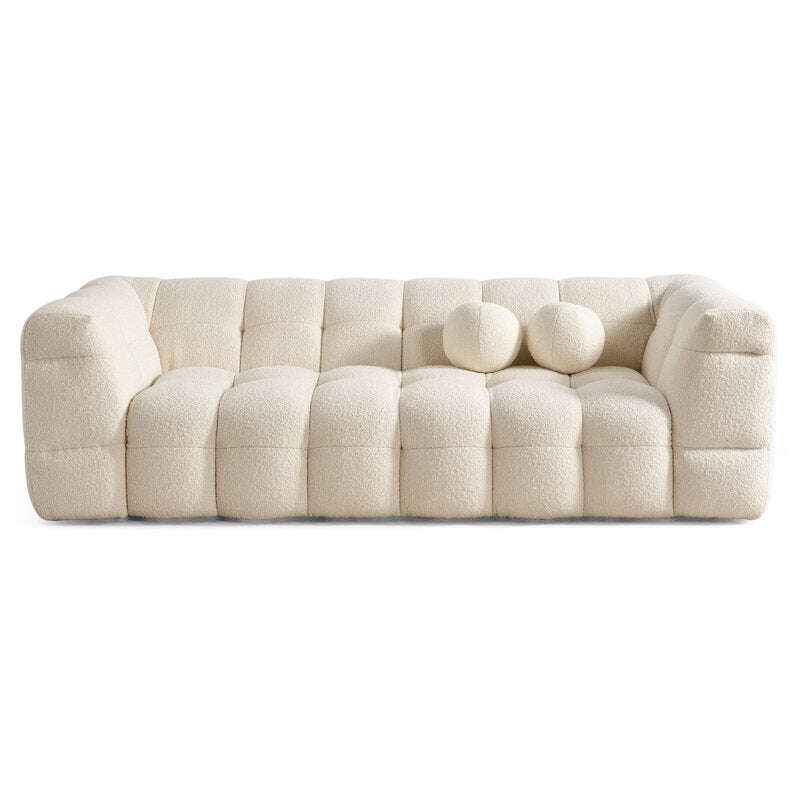 Marshmallow 81" boucle sofa