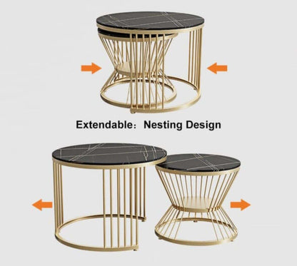 Modern  Center Table Set for Living Room Home Virsa