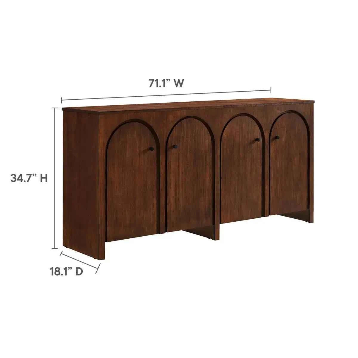 modway 71" wide sideboard